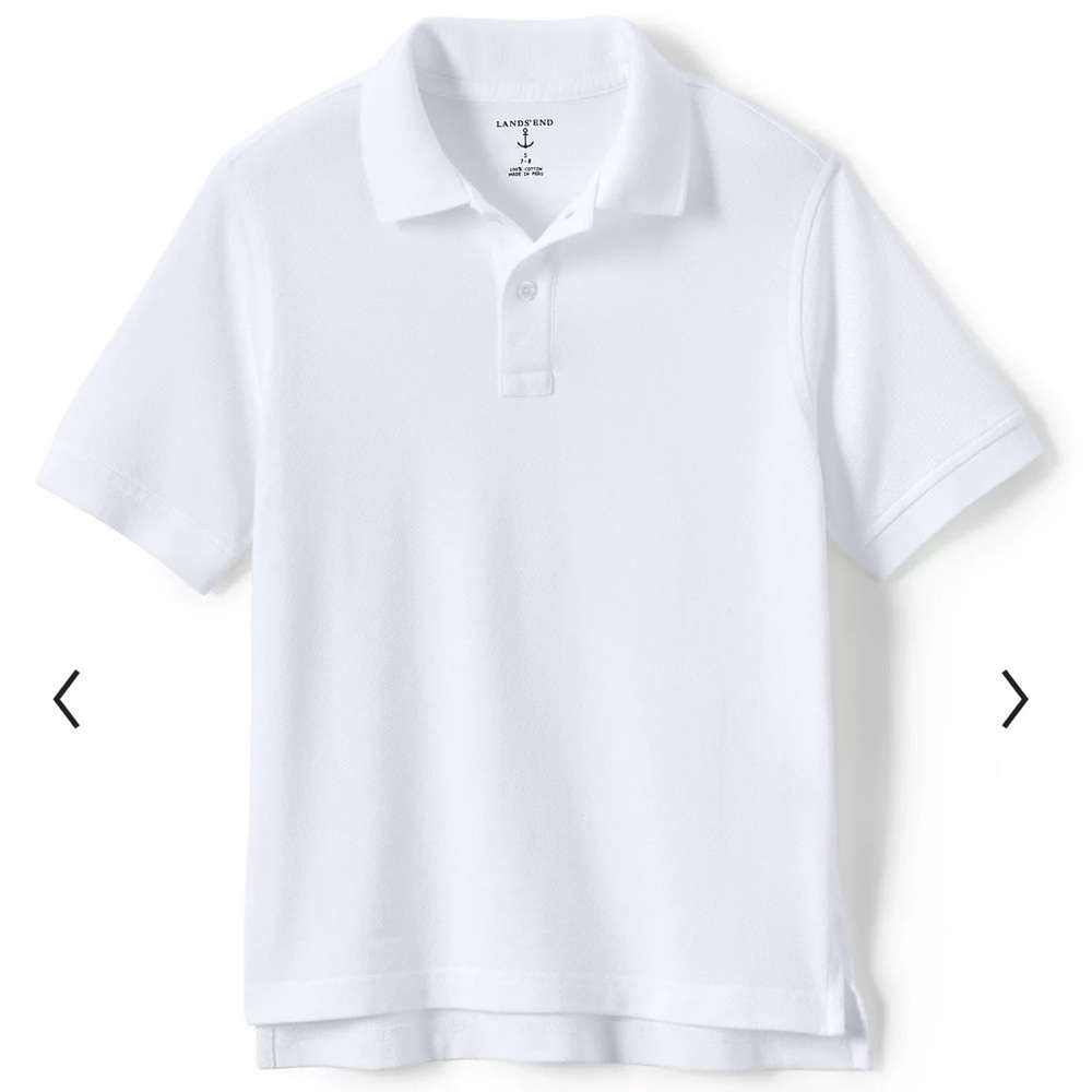 Boy’s Lands’End Short Sleeve Polo